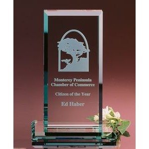 7 1/2" Jade Crystal Monolith