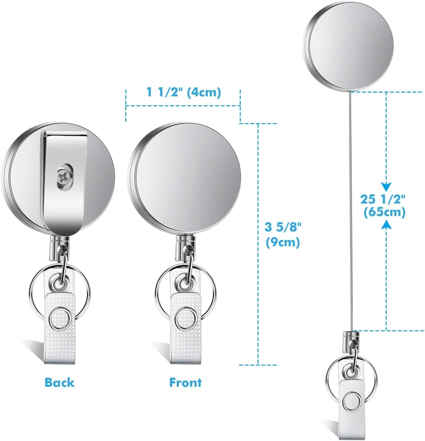 Badge Reel Keychain 2