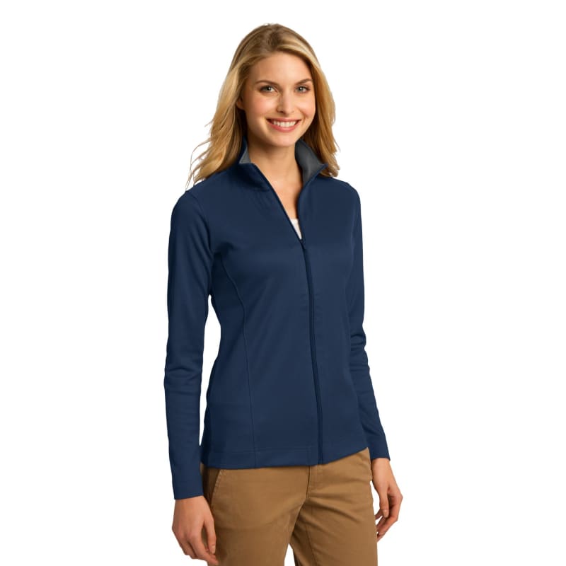 Port Authority Women's Vertical Texture Full-Zip Jacket. 18