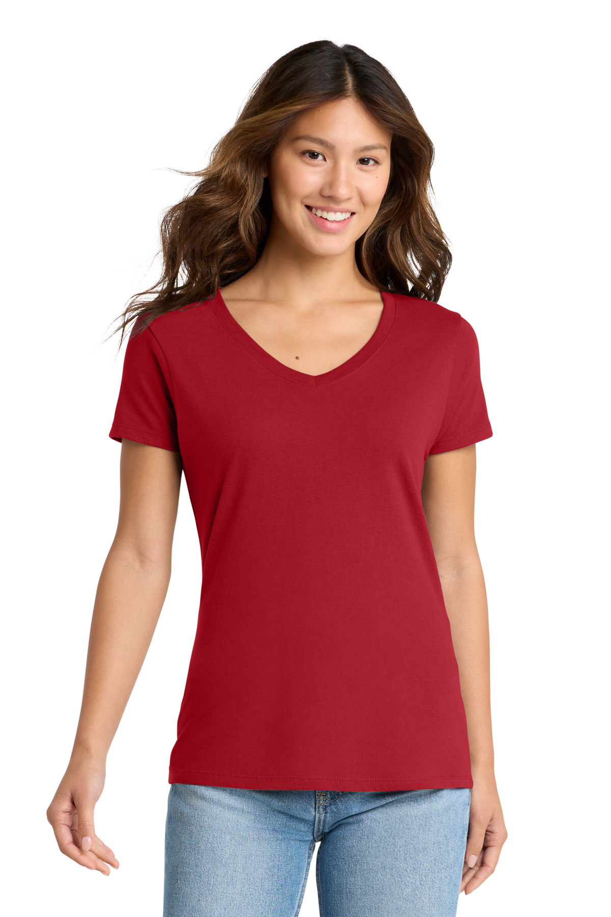 Port & Co Women's Fan Favorite V-Neck Tee. LPC450V 166