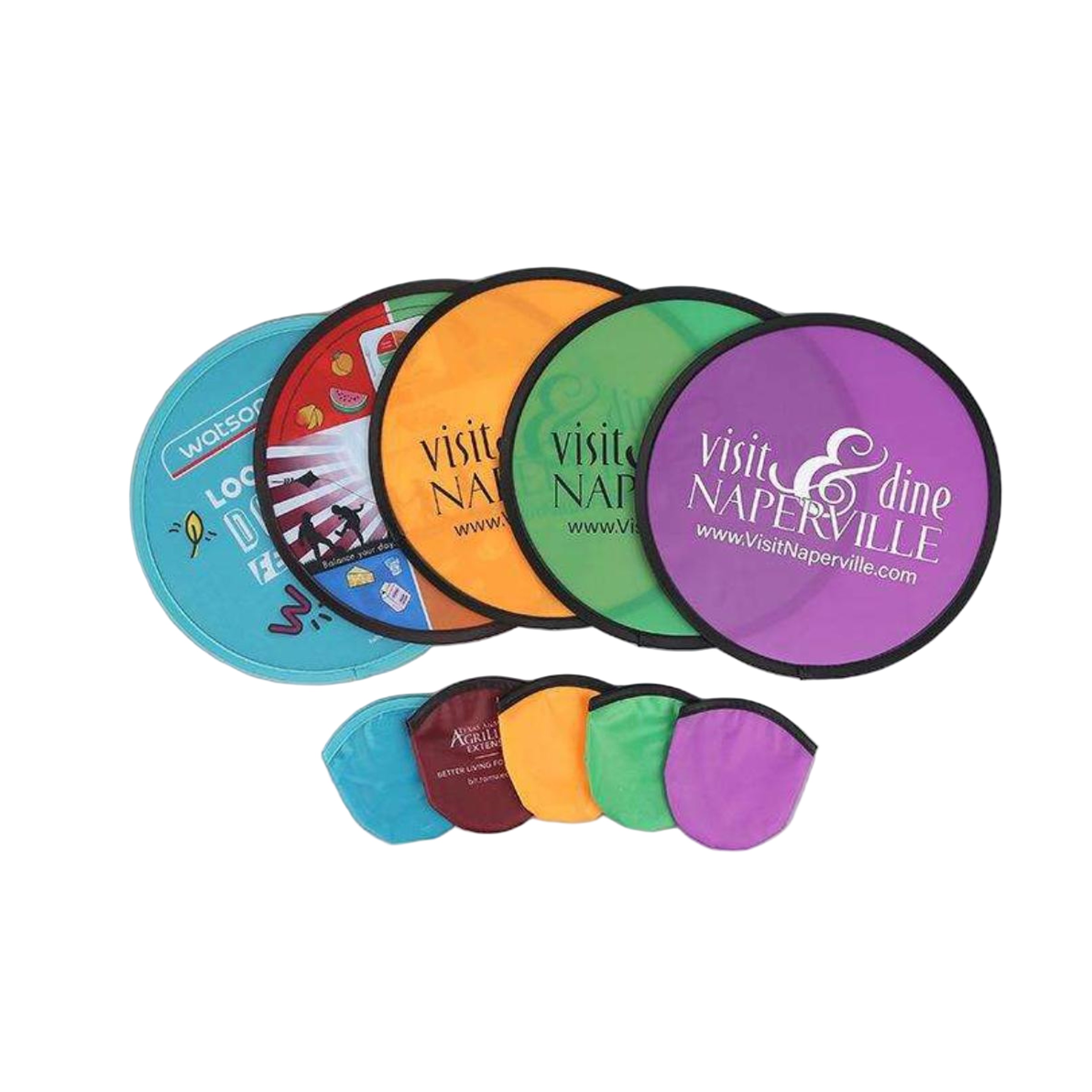 10" Fold Up Flying Disc with Pouch 3