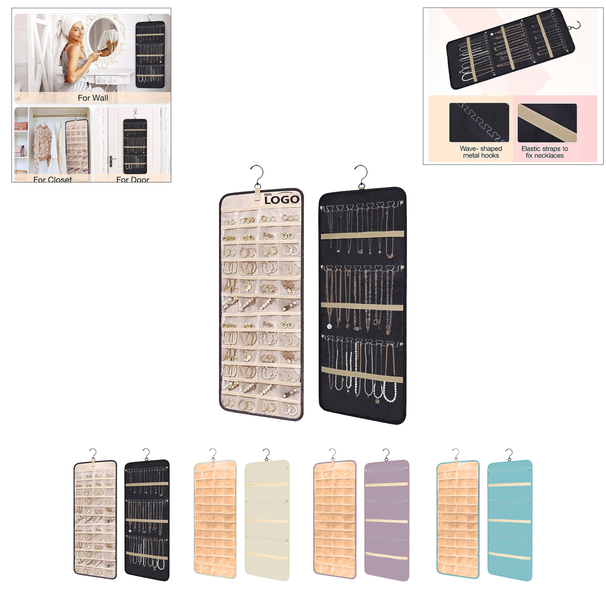 Customizable Oxford Cloth Jewelry Storage Bag 2