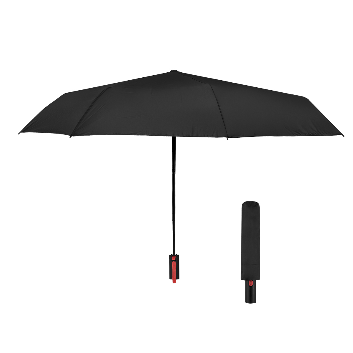 42" Arc rPET Telescopic Folding Umbrella 2