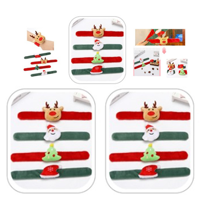 
Christmas clapping bracelet round wristband