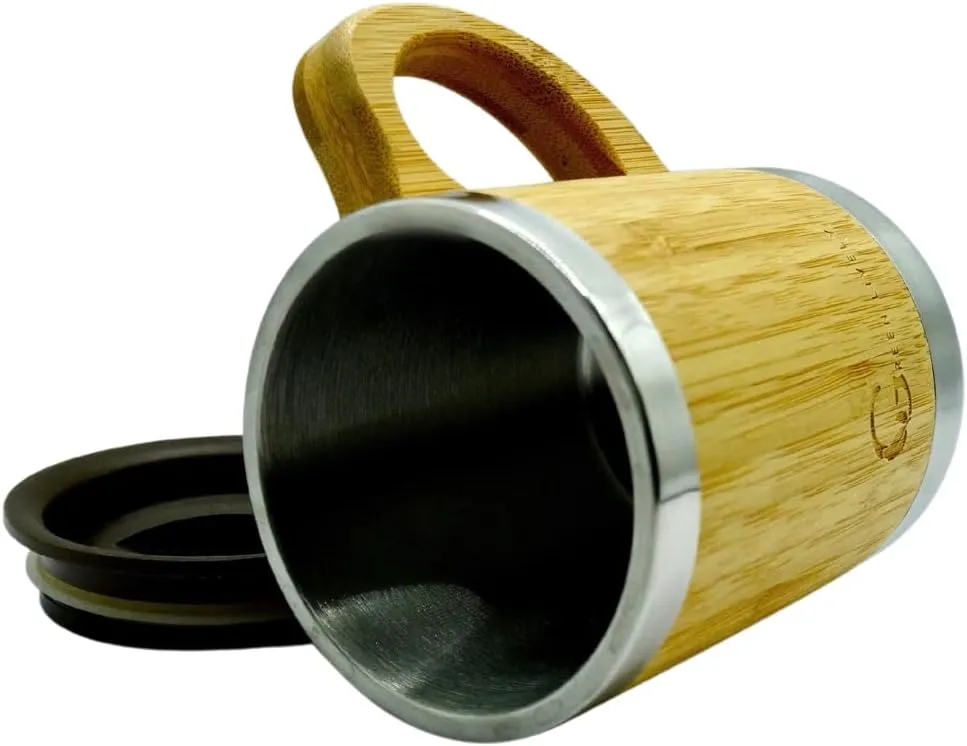 Bamboo Steel thermos Cup 8