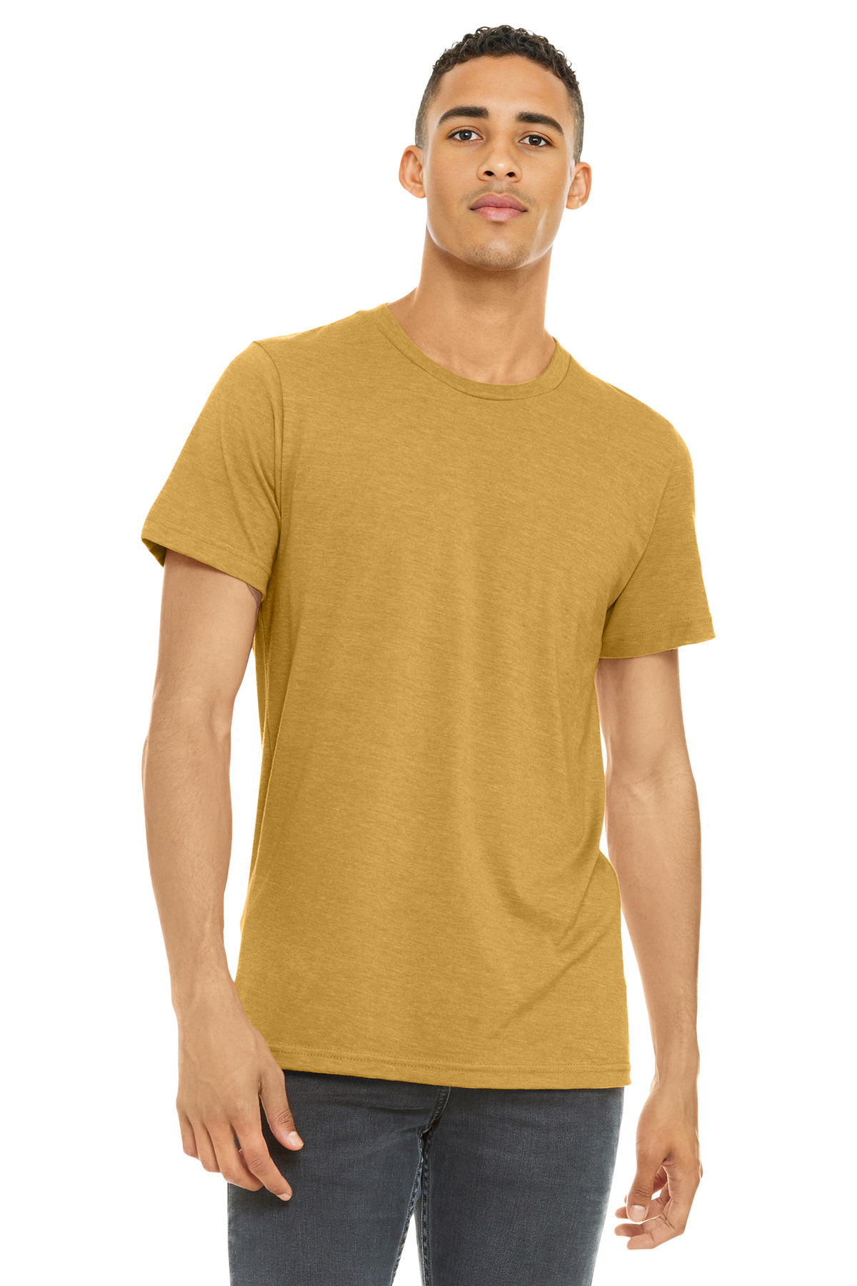 BELLA+CANVAS Unisex Heather CVC Short Sleeve Tee. BC3001CVC 558