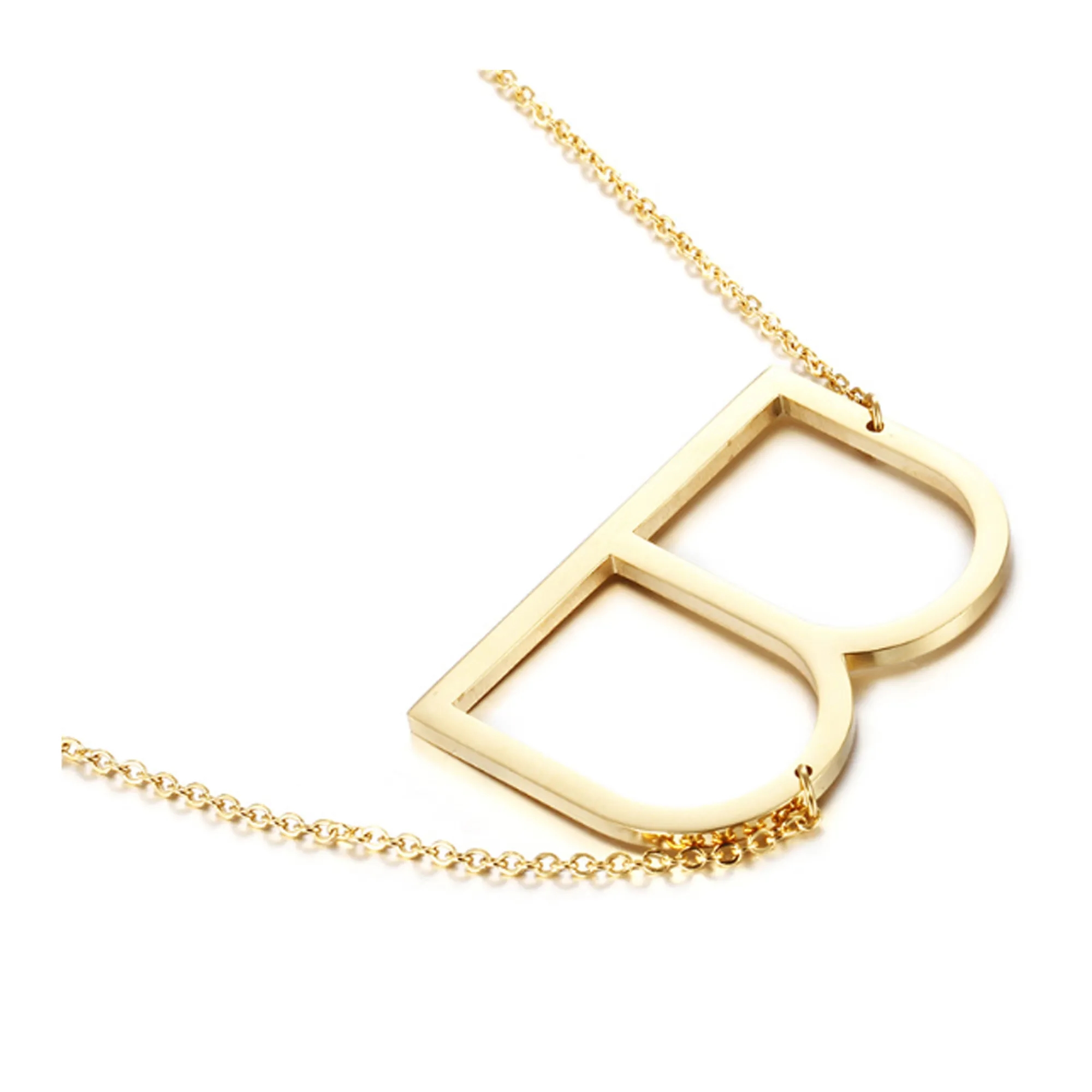 Letter Pendant Necklace 4