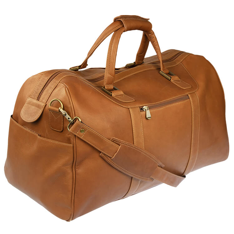 Sierra - Medium Weekender Leather Duffle Bag 3
