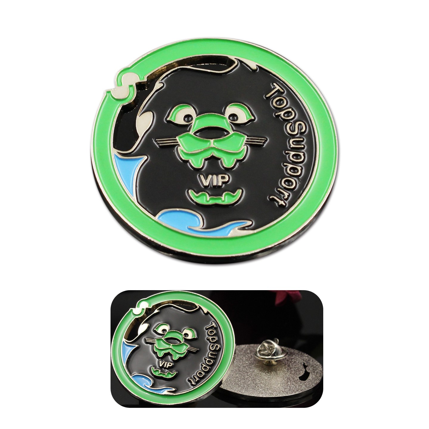 Painted Label Pin 5