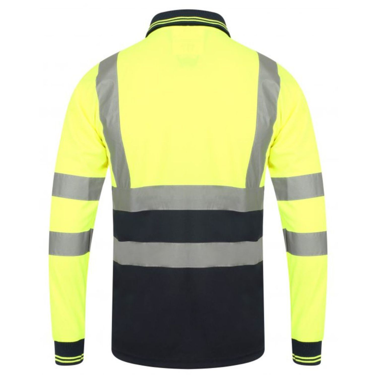 3.8 oz. Polyester Class 3 Color Block Reflective Tape Safety Polo Shirt 5