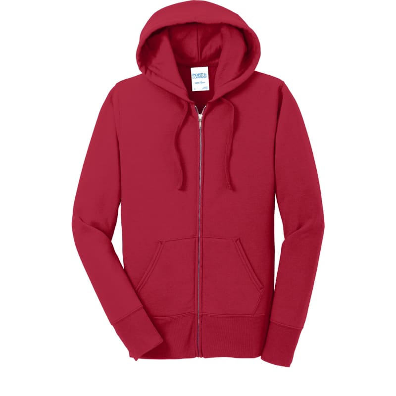 Port & Company Women's Core Fleece Full-Zip Hooded Sweatshirt., custom hoodie or sweatshirt with logo imprint 38