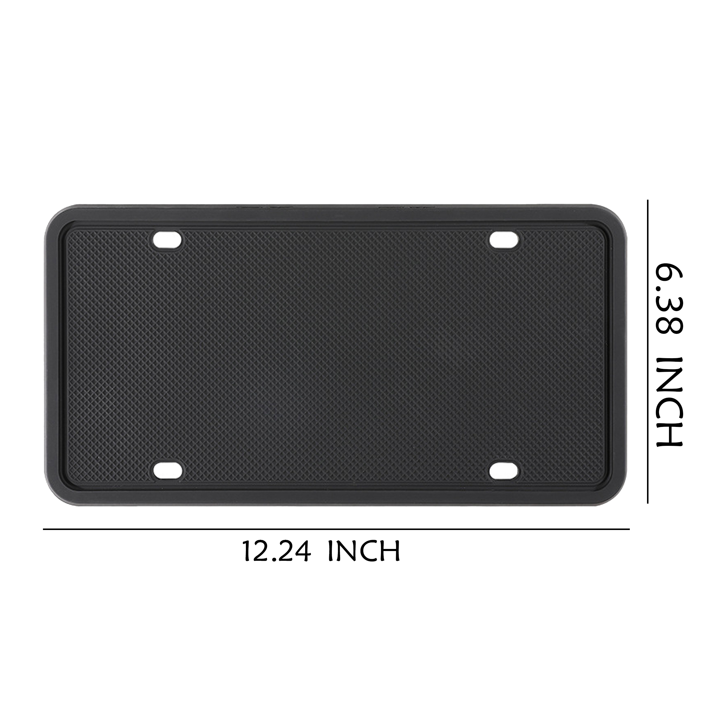 Silicone Waterproof License Plate Frame 2