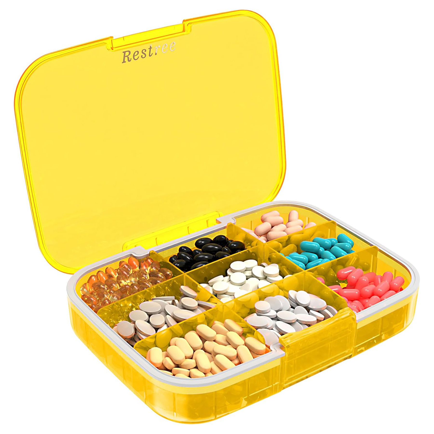 Waterproof Travel Pill Organizer for Vitamins 4