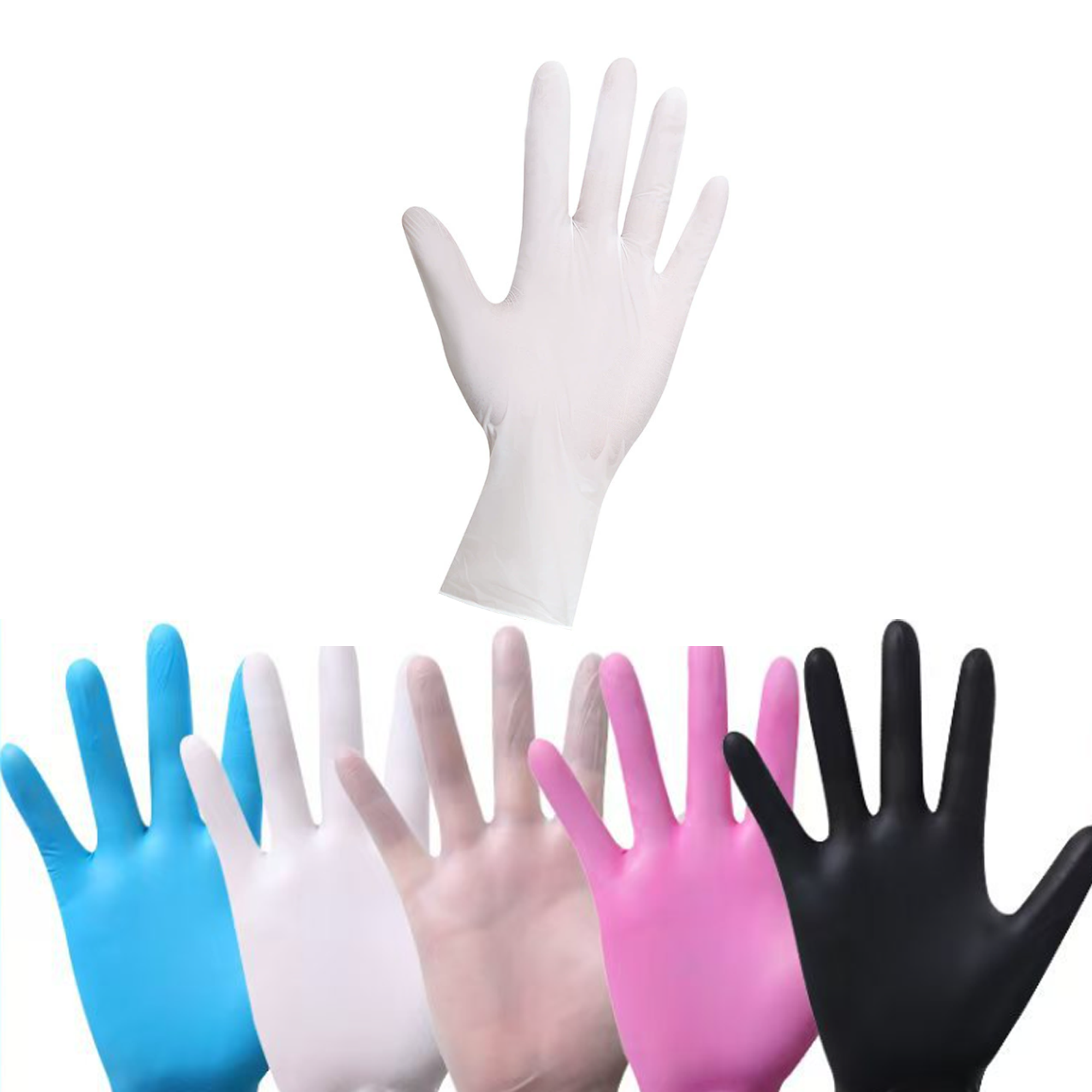 Powder-Free Nitrile Disposable Glove 9"L X 4.3"W 1