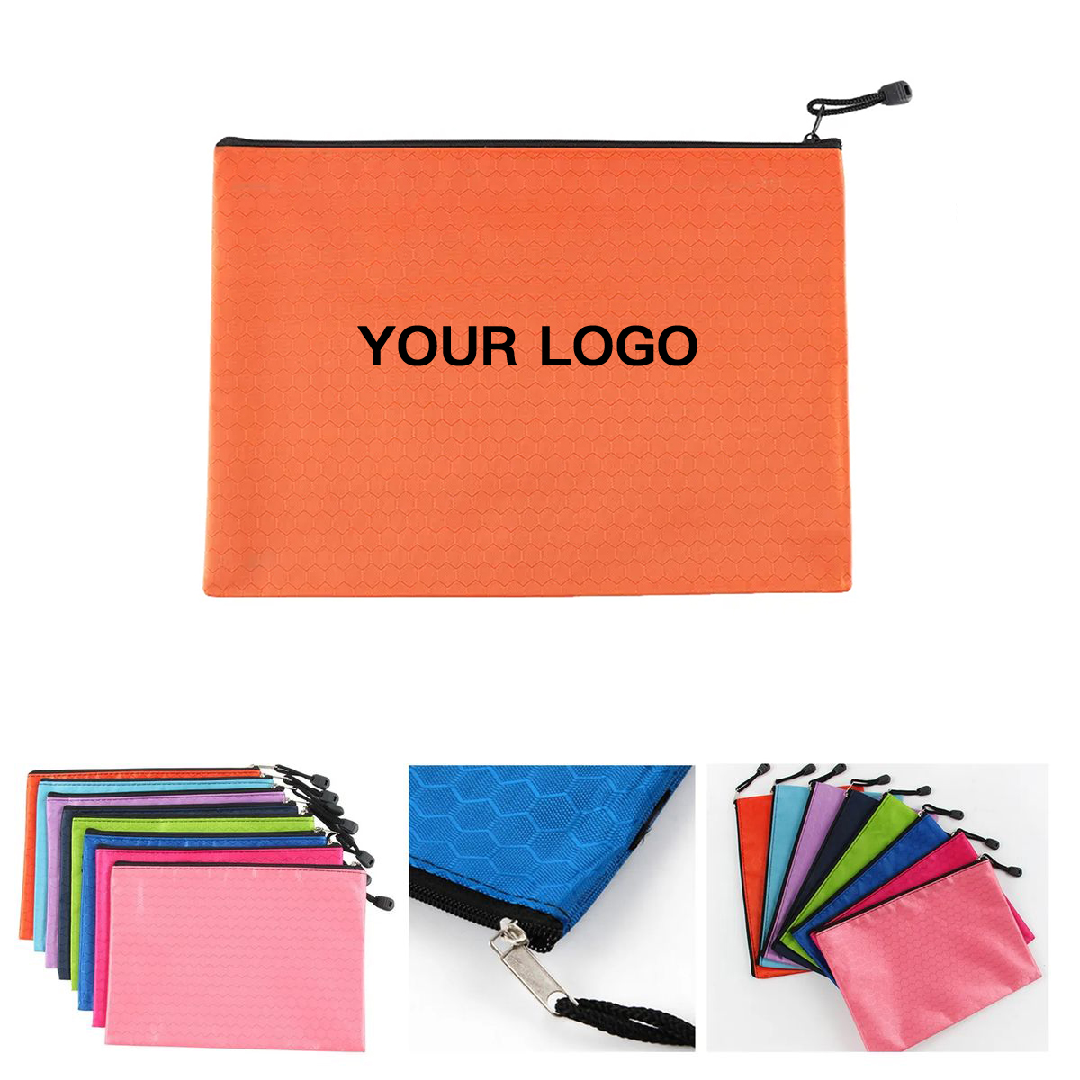 Durable PVC Document Pouch with Foldable Design 8