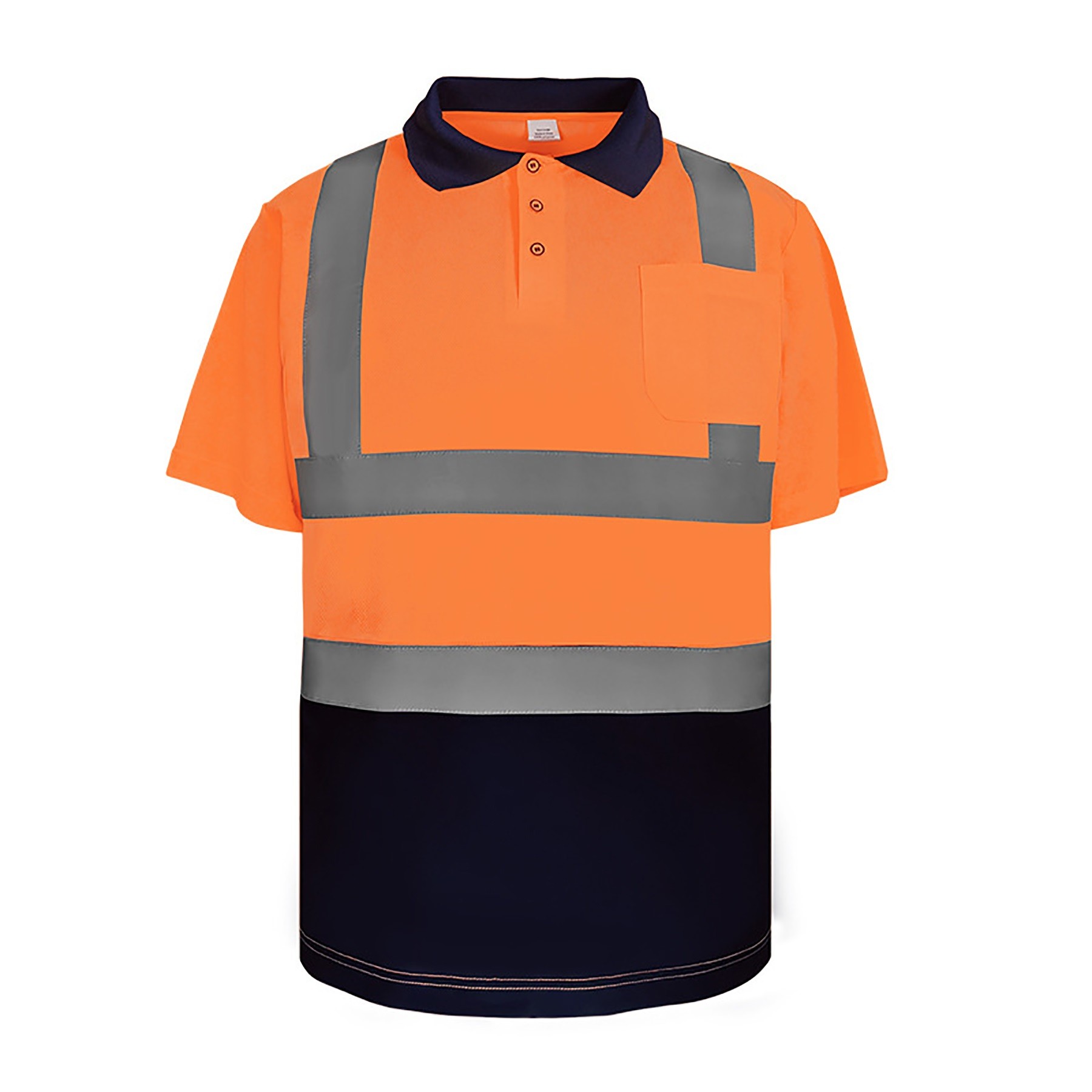 Pocket Reflective Polo Shirt 4