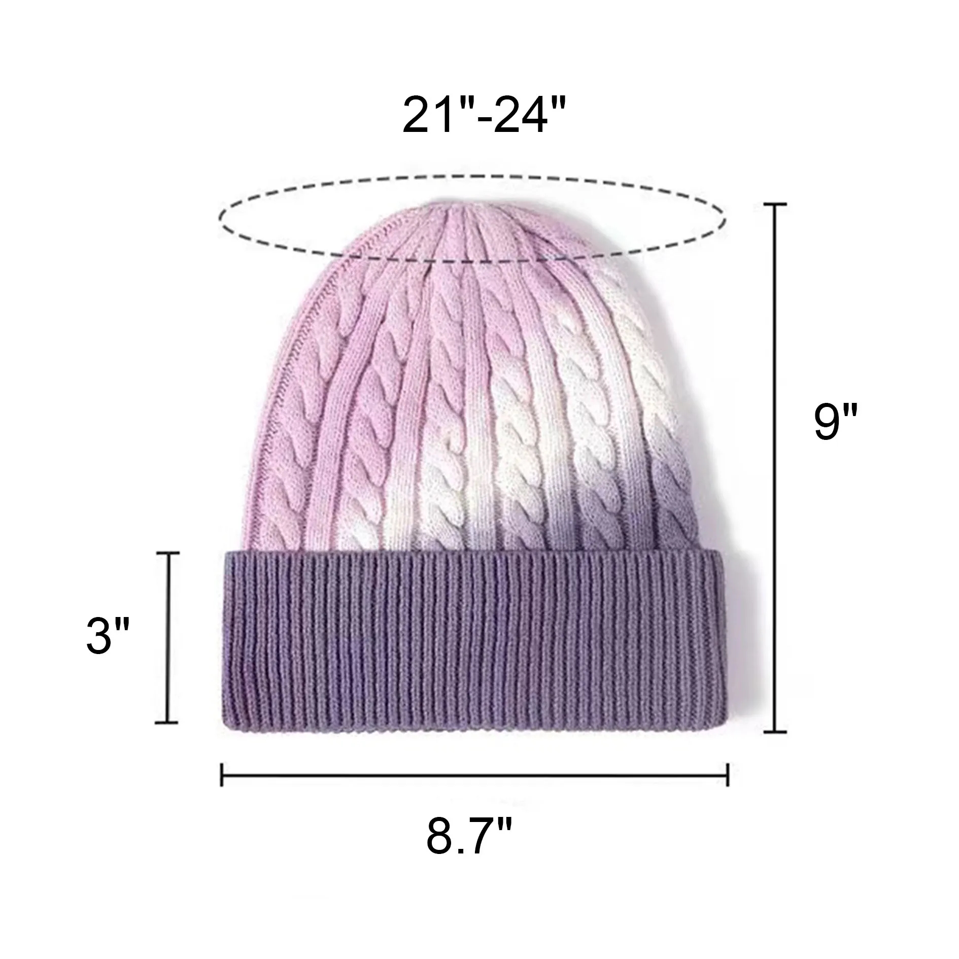 Winter Warm Knitted Hat Customization 2
