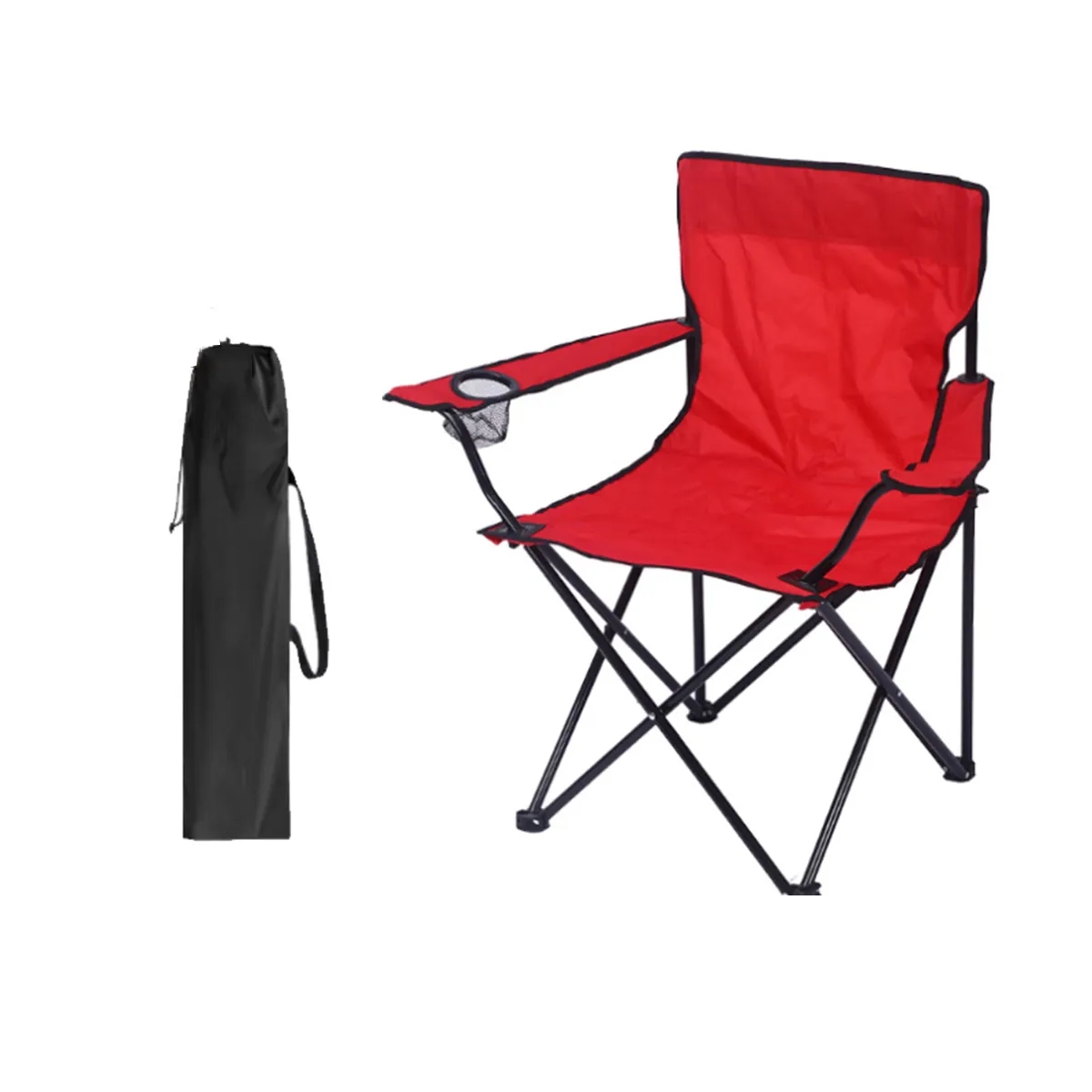 Outdoor Folding Camping Captains Chair With Carrying Bag 4
