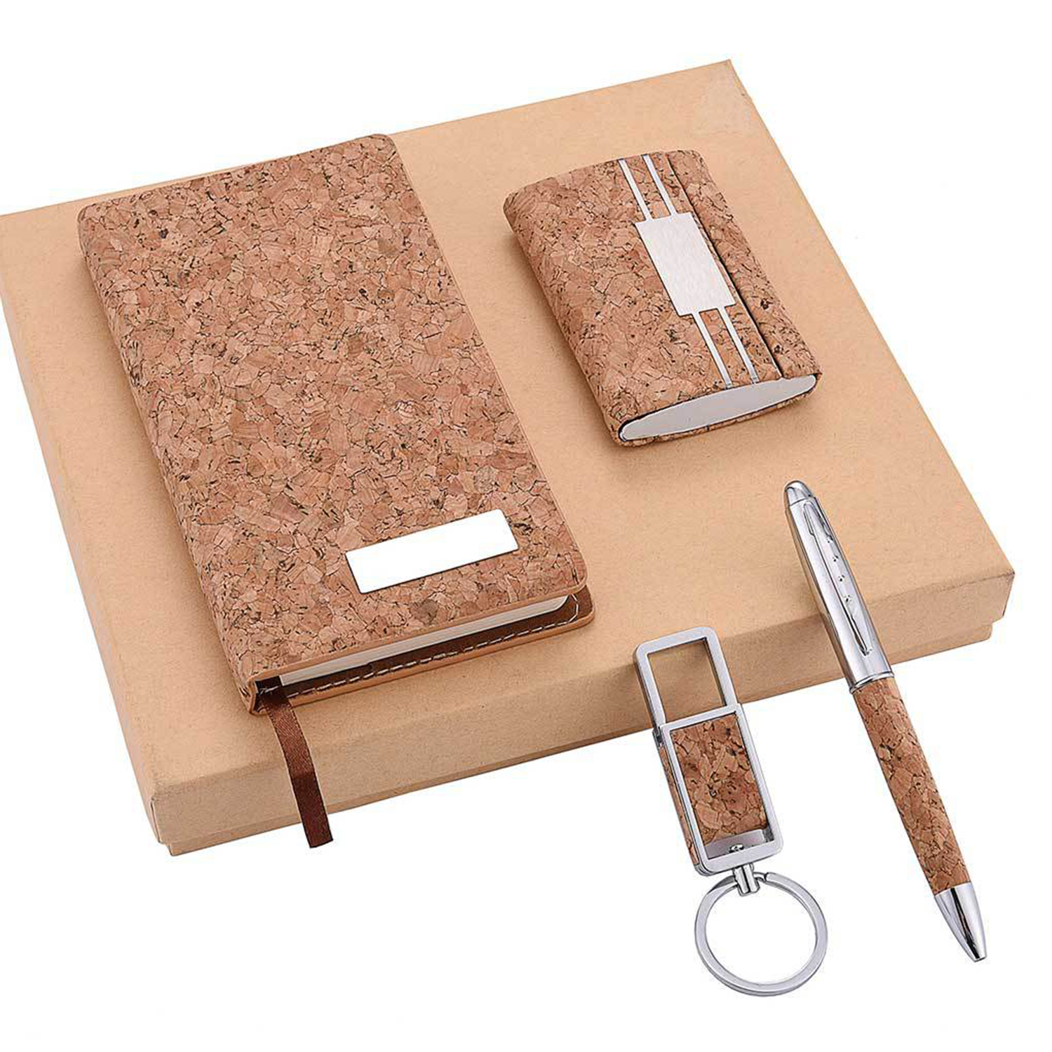 Cork Notebook & Pen Set 3