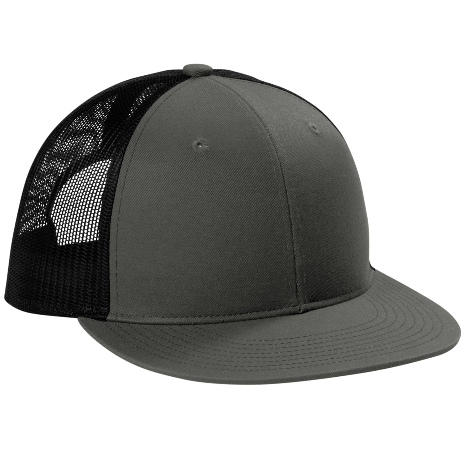 Port Authority® Snapback Flat Bill Trucker Cap 4