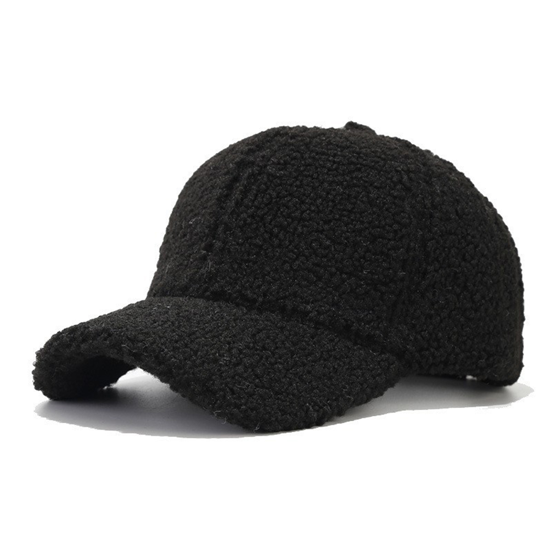 Women Winter Lamb Wool Baseball Cap 16