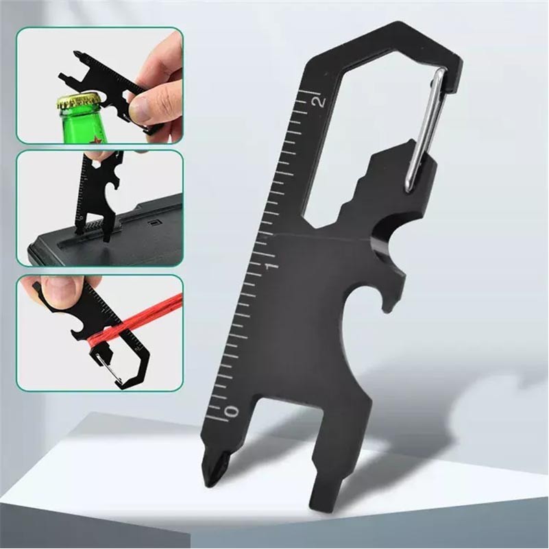 Multi-function Bottle Opener with Carabiner 2