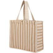 FEED Cotton and Jute Striped Tote 17