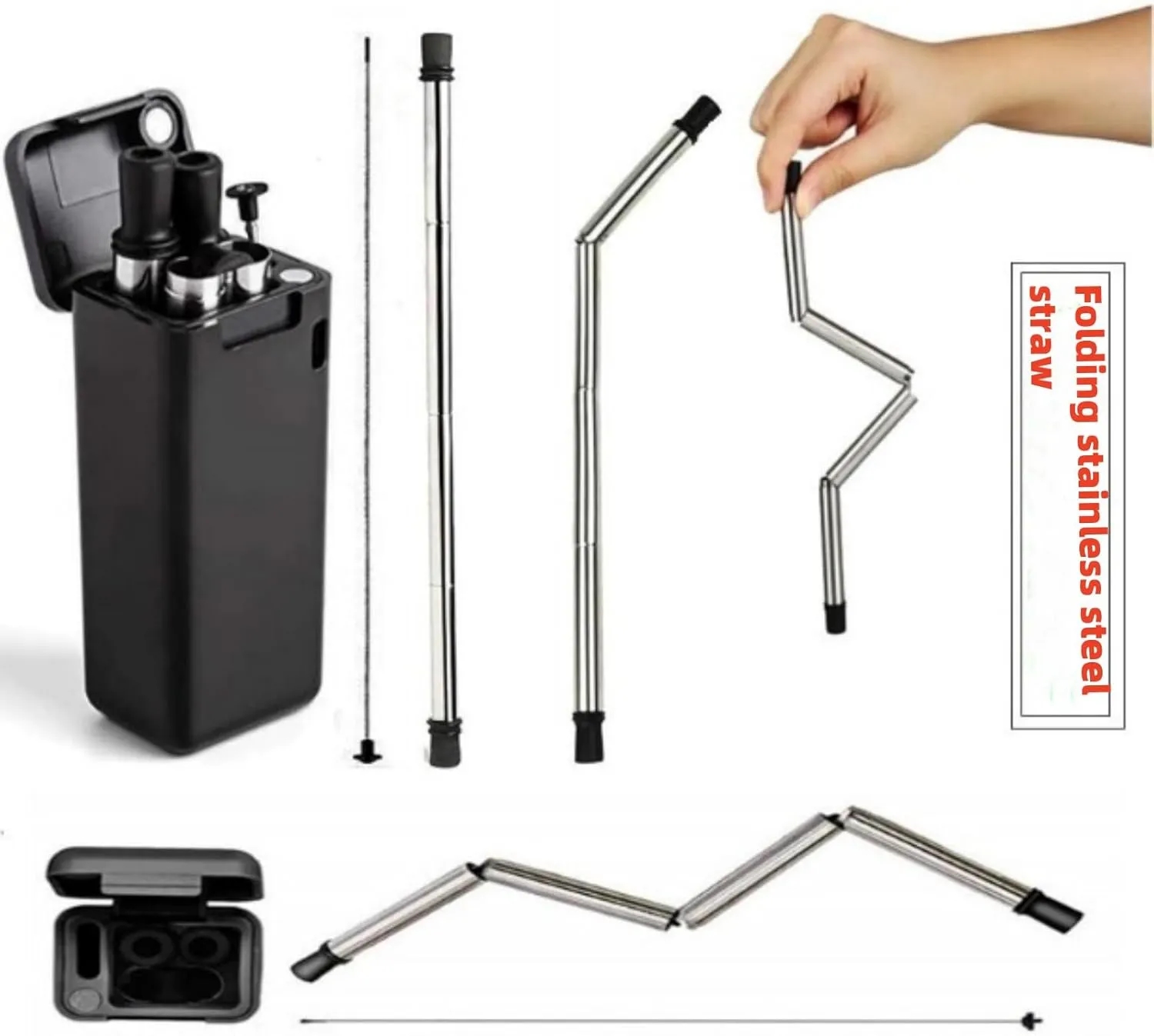 Folding Stainless Steel Straws 9