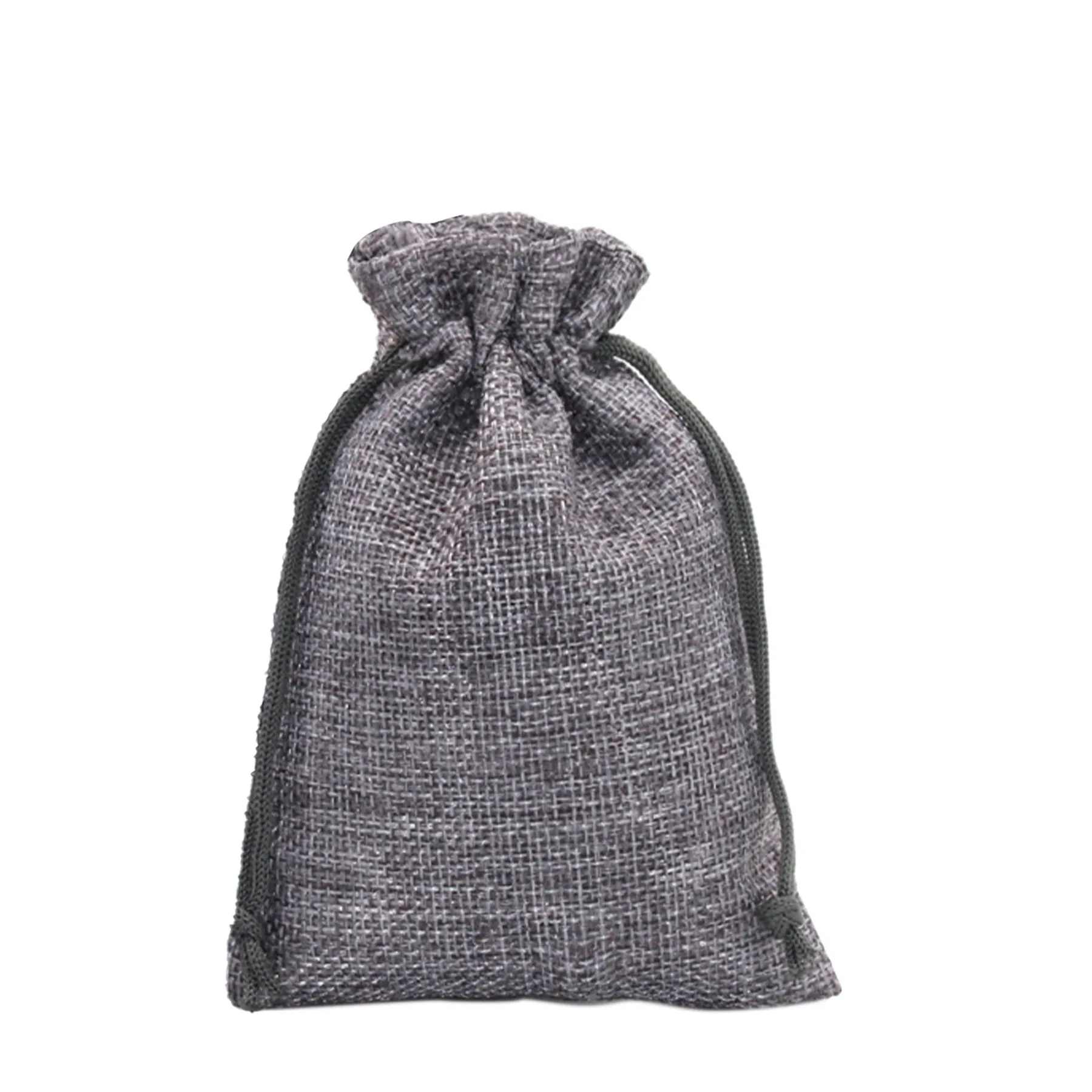 Burlap Drawstring Pocket 10