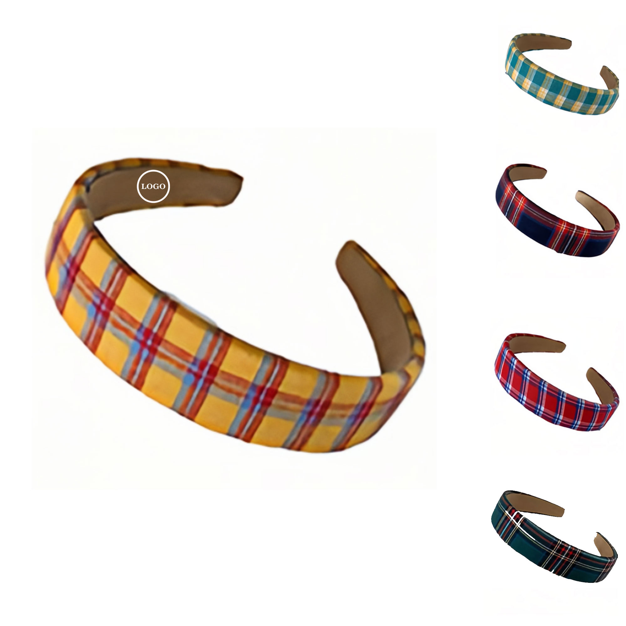 Stylish Checkered Fashion Hairband 2