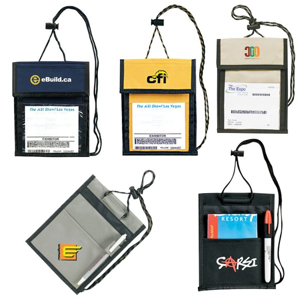 300D Ripstop Polyester Badge Holder with PVC Backing 1