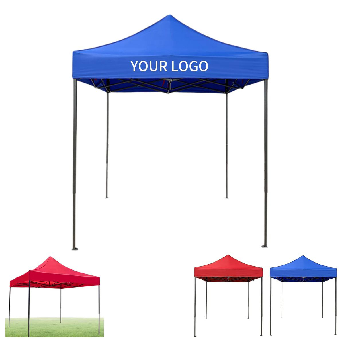 10x10FT Outdoor Event Tent with Steel Frame Support 1