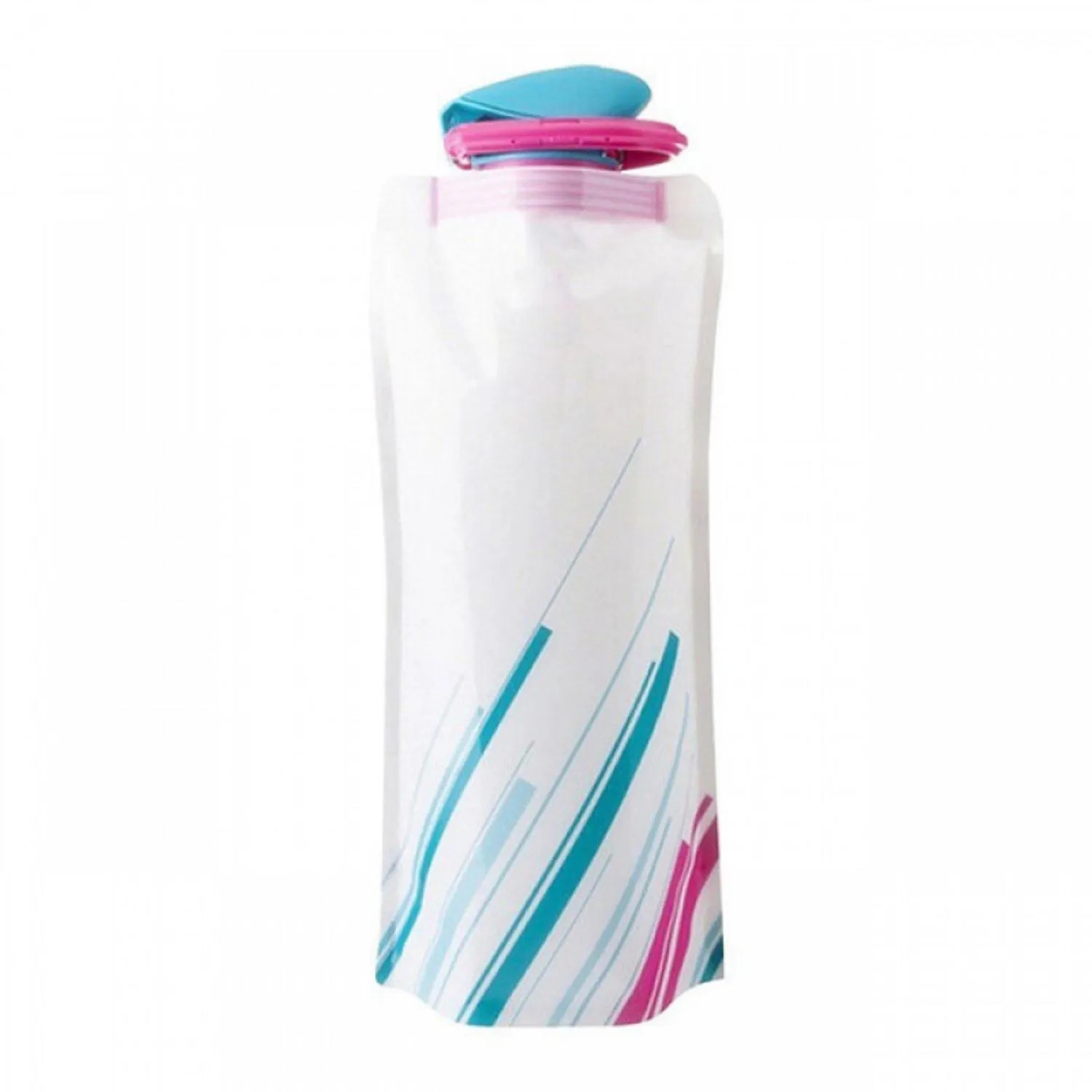Custom 24oz Collapsible Water bas With Carabiner 3
