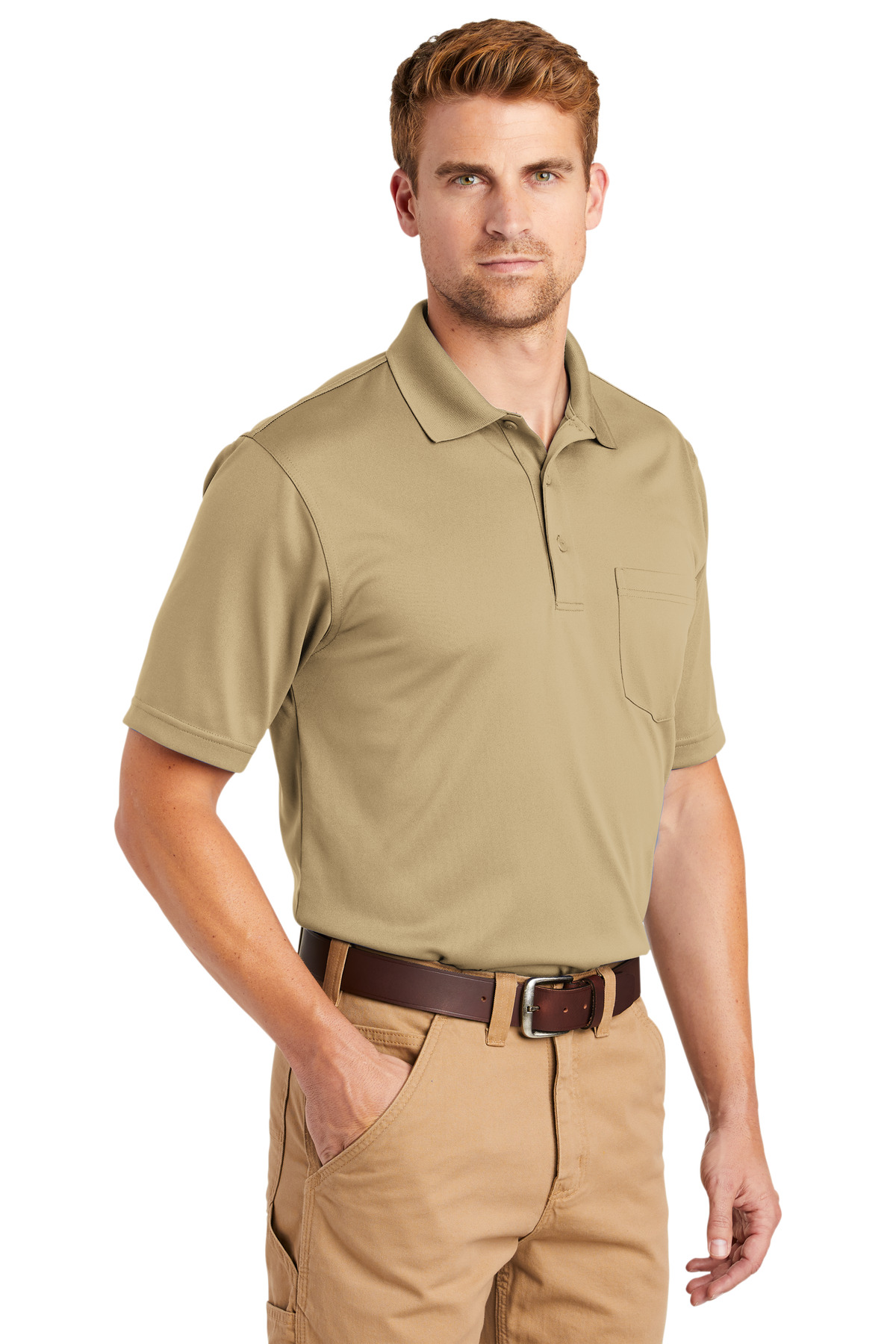 CornerStone Select Snag-Proof Pocket Polo. CS412P 3
