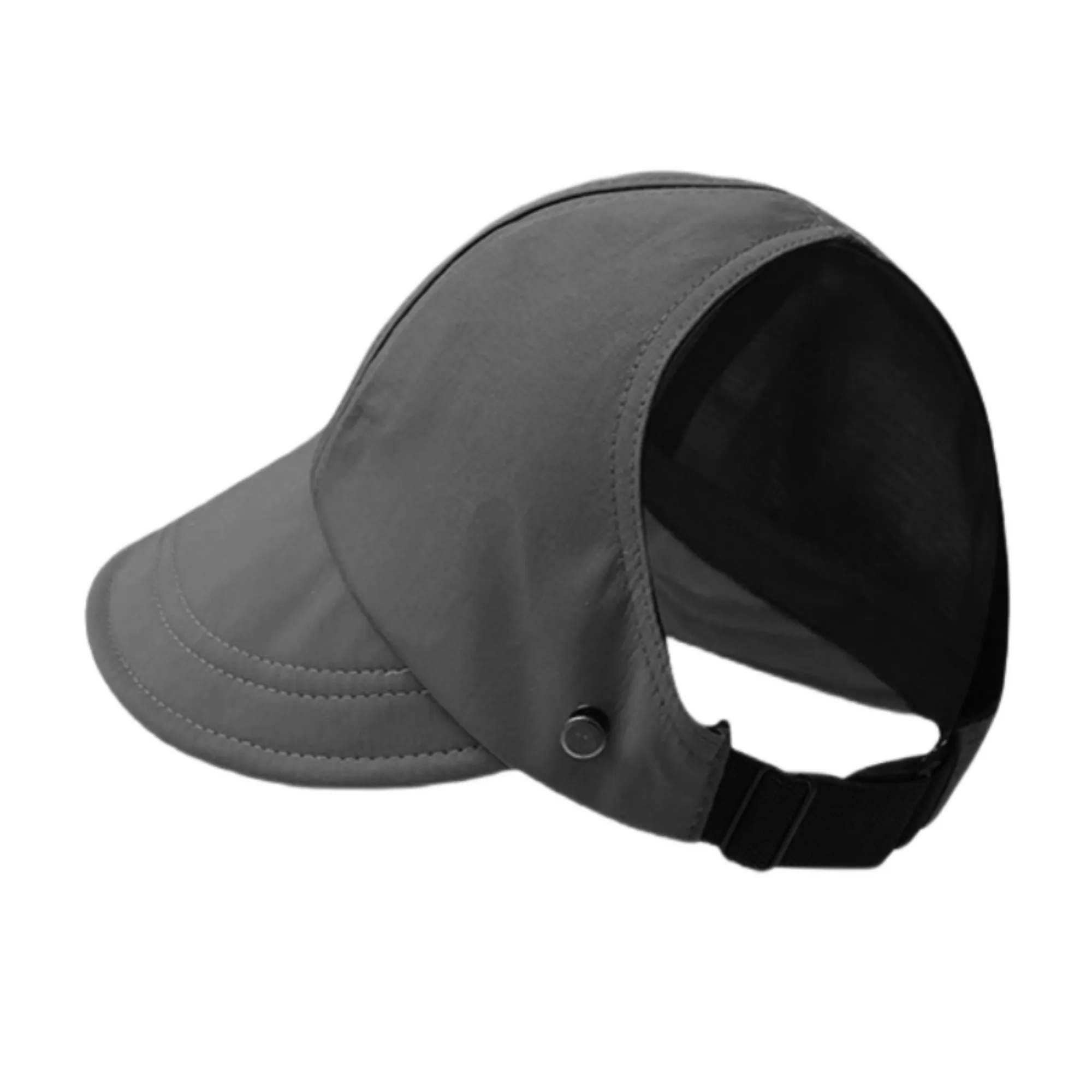Women's Open Top Baseball Cap With Mask Holder 5