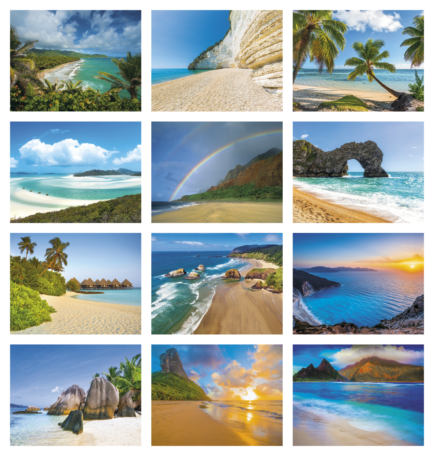 Good Value™ Beach Paradise - Spiral Calendar 14