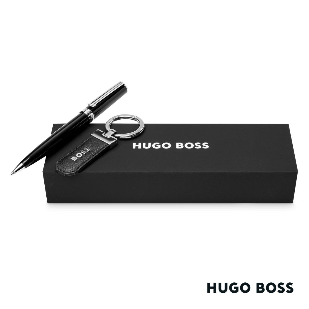 Hugo Boss® Ballpoint Pen & Key Ring set 3