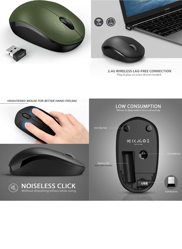 iBank ® Wireless Mouse for Laptop, PC, Tablet, Computer and Mac 1