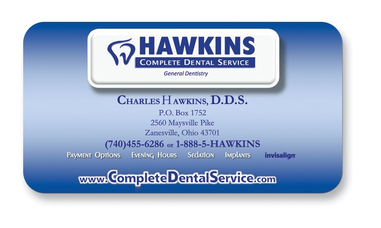 Rectangle w/RC Magnet - Full Color (1.5" x 4.25") 1