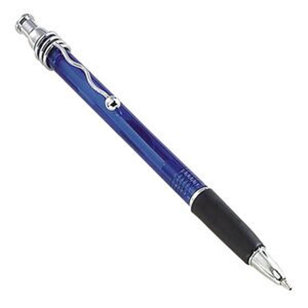 Plastic Squiggly Click Action Ball Point Pen 2