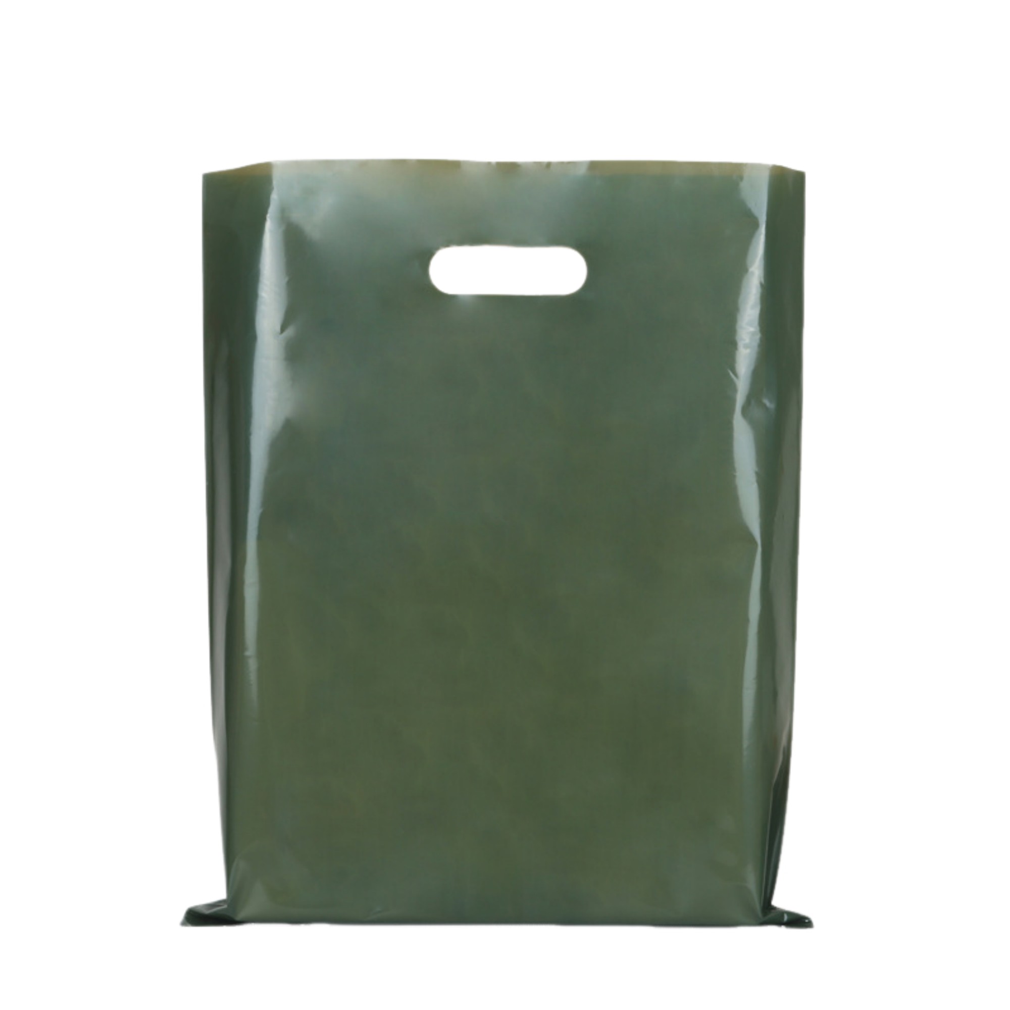 Polyethylene Die Cut Plastic Bag 9.8" x 13.8" 14