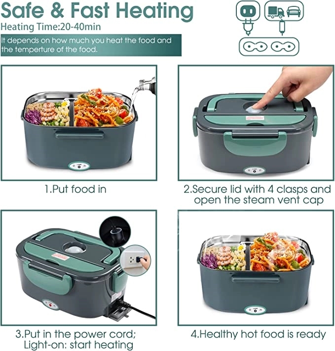 Portable Heated Lunch Box 8
