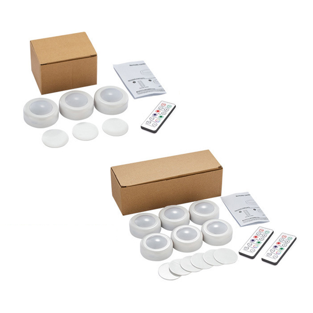 Adjustable remote control household kitchen bedroom cabinet 16 colors lamp night light LED light 6
