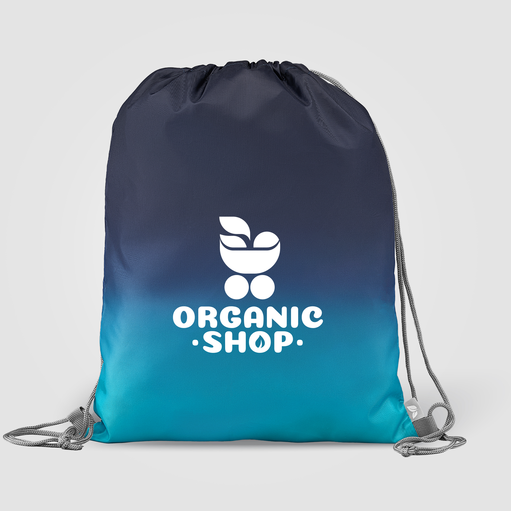 Vilda 210D Polyester Ombre Drawstring Bag  - 6L 8