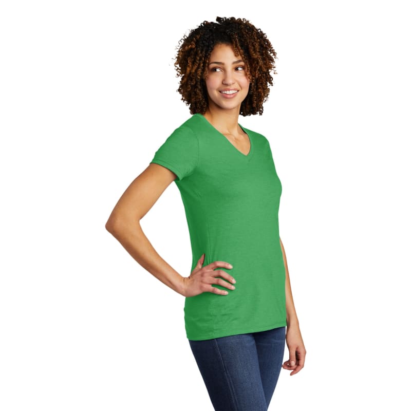AllMade Women's Tri-Blend V-Neck Tee 107