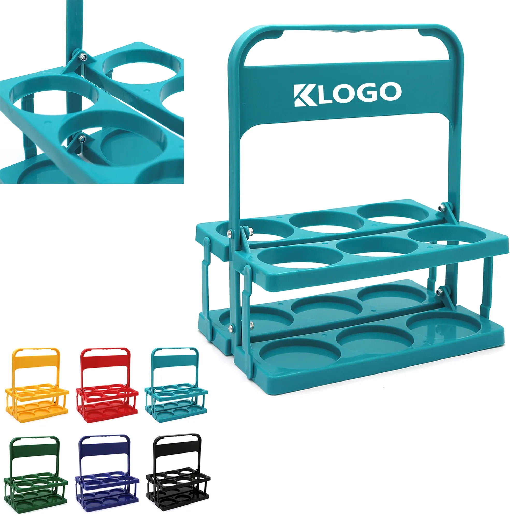 Foldable Plastic Beverage Carrier 8