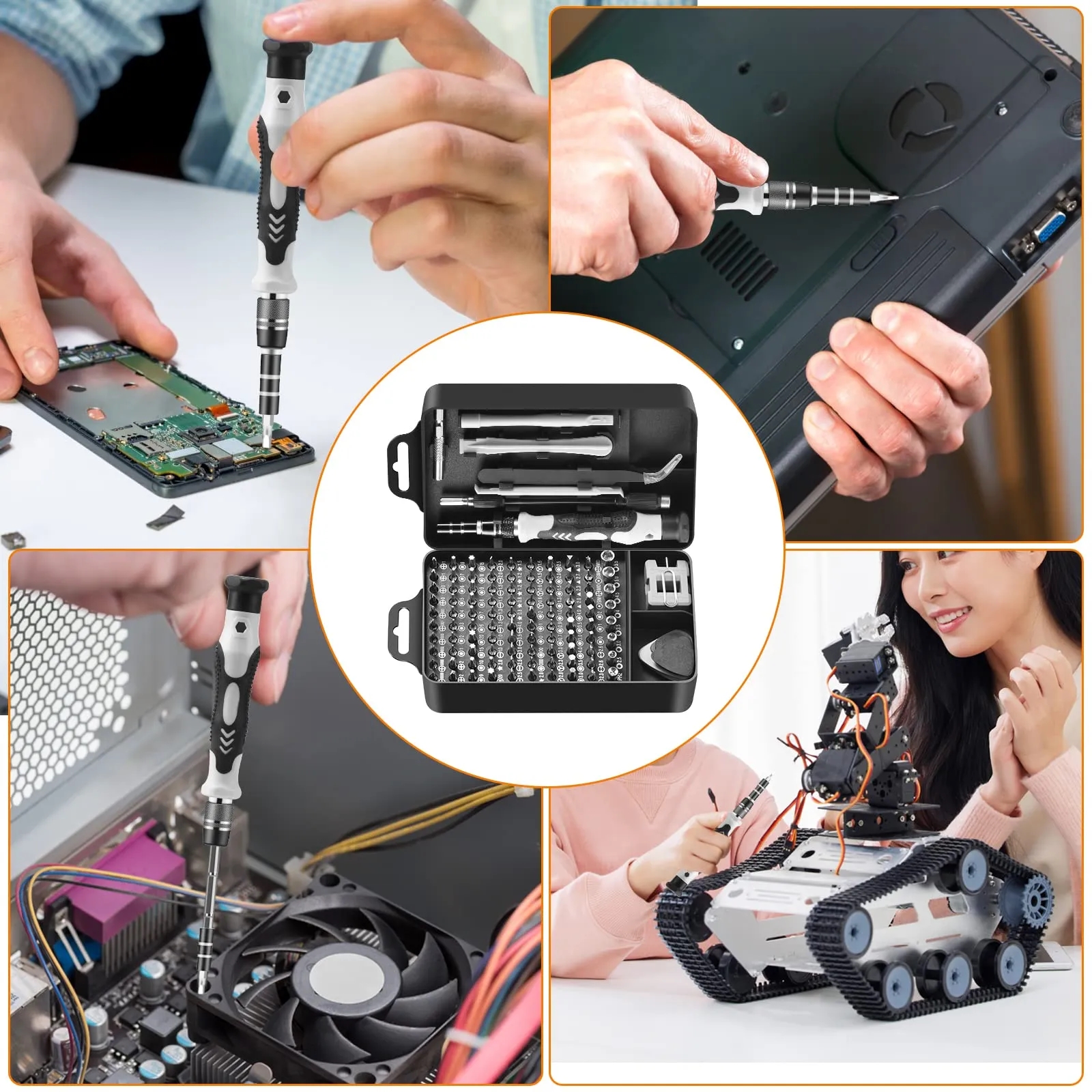 Precision Screwdriver Set, Magnetic Repair Tool Kit 2