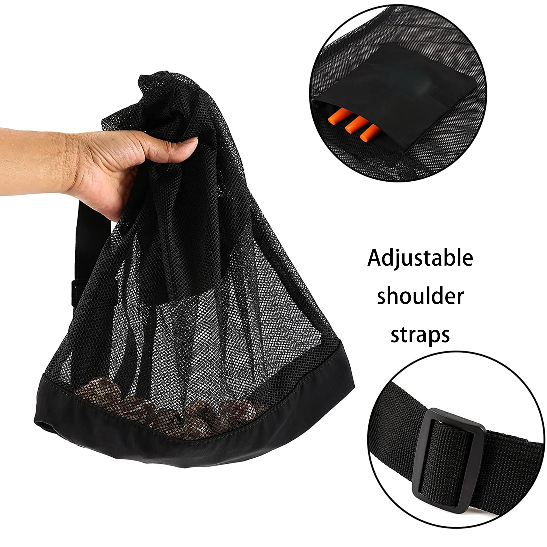 Oxford Orchard mesh picking foldable cross-body bag 5