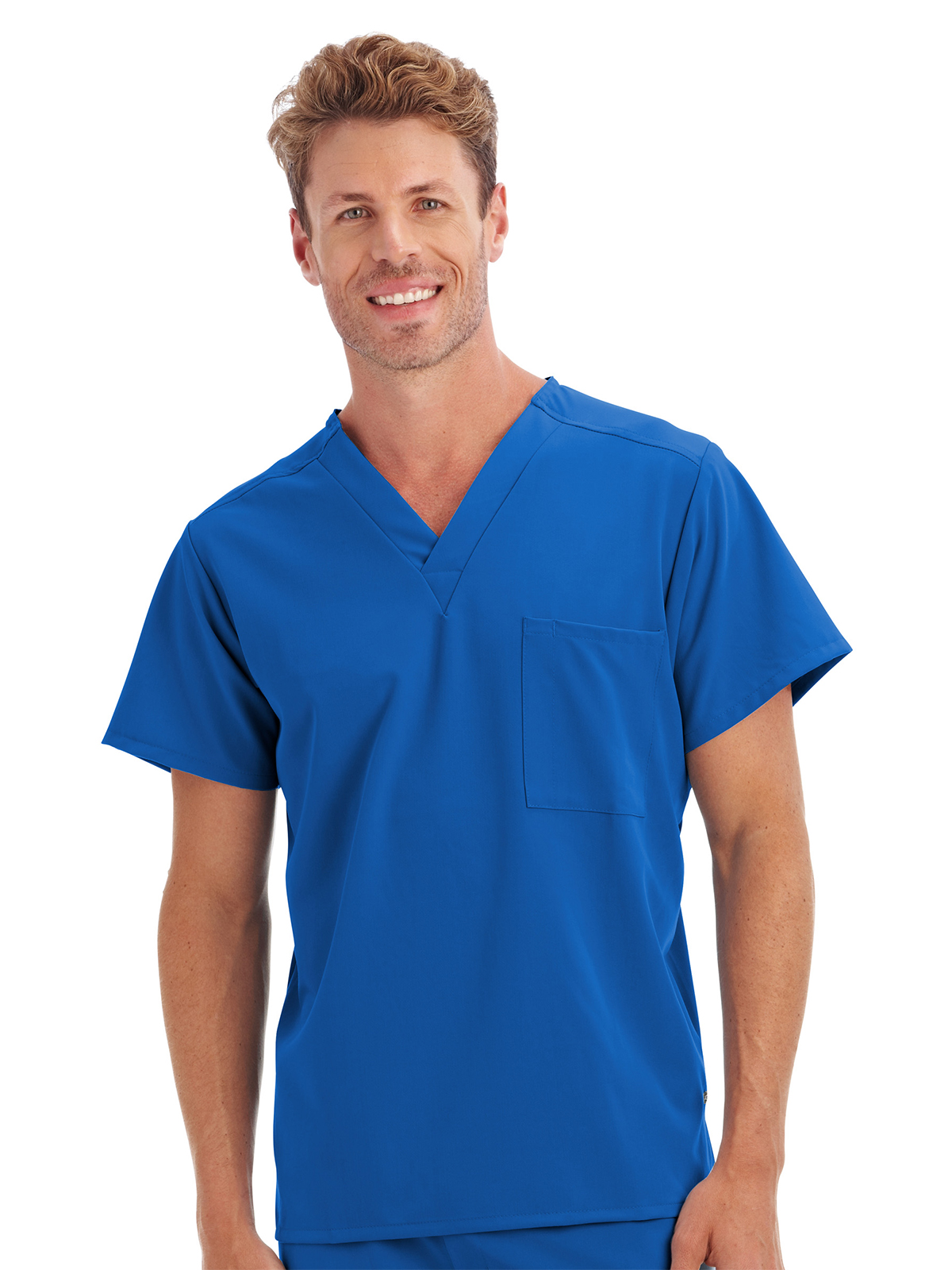 Jockey - Unisex 1-Pocket V-Neck Top 1