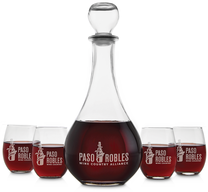 Carafe Gift Set - Deep Etched